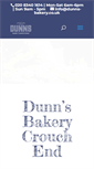 Mobile Screenshot of dunns-bakery.co.uk